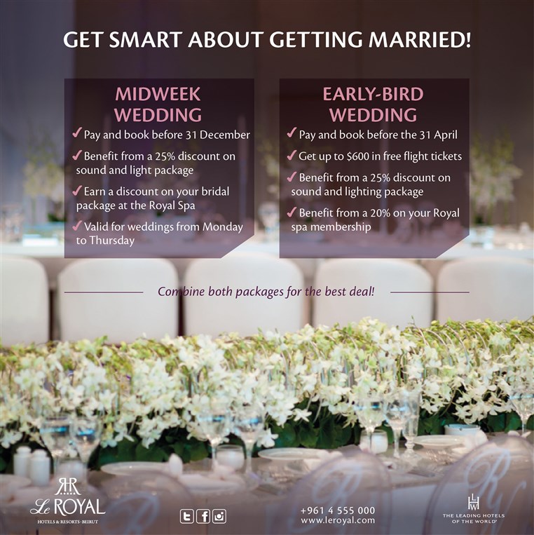 Le Royal Water Gate,Wedding and Business Lunch offers